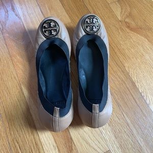 Tory Burch Leather Ballet Flat, 7.5